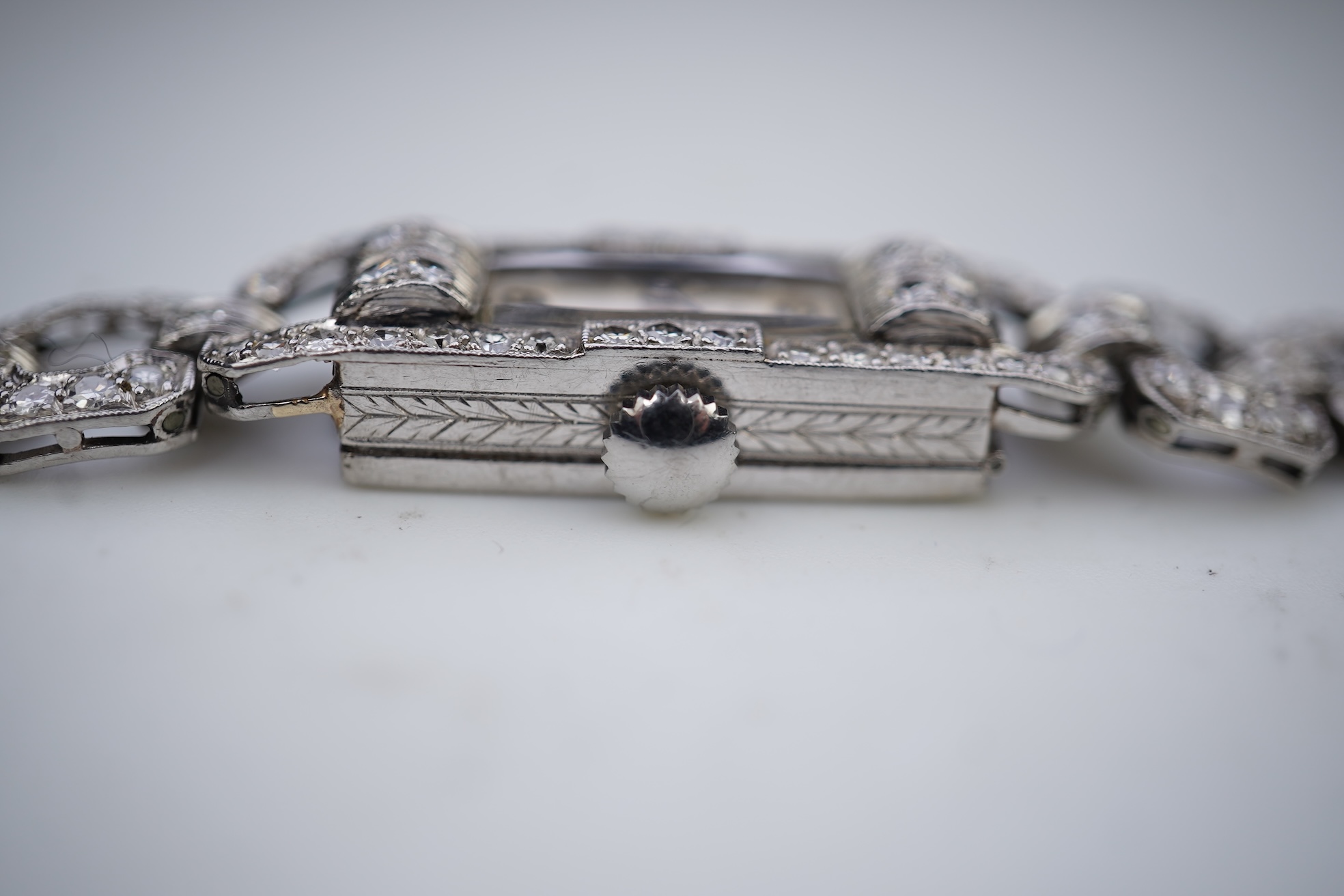 Türler, an Art Deco diamond cocktail watch, 1930s